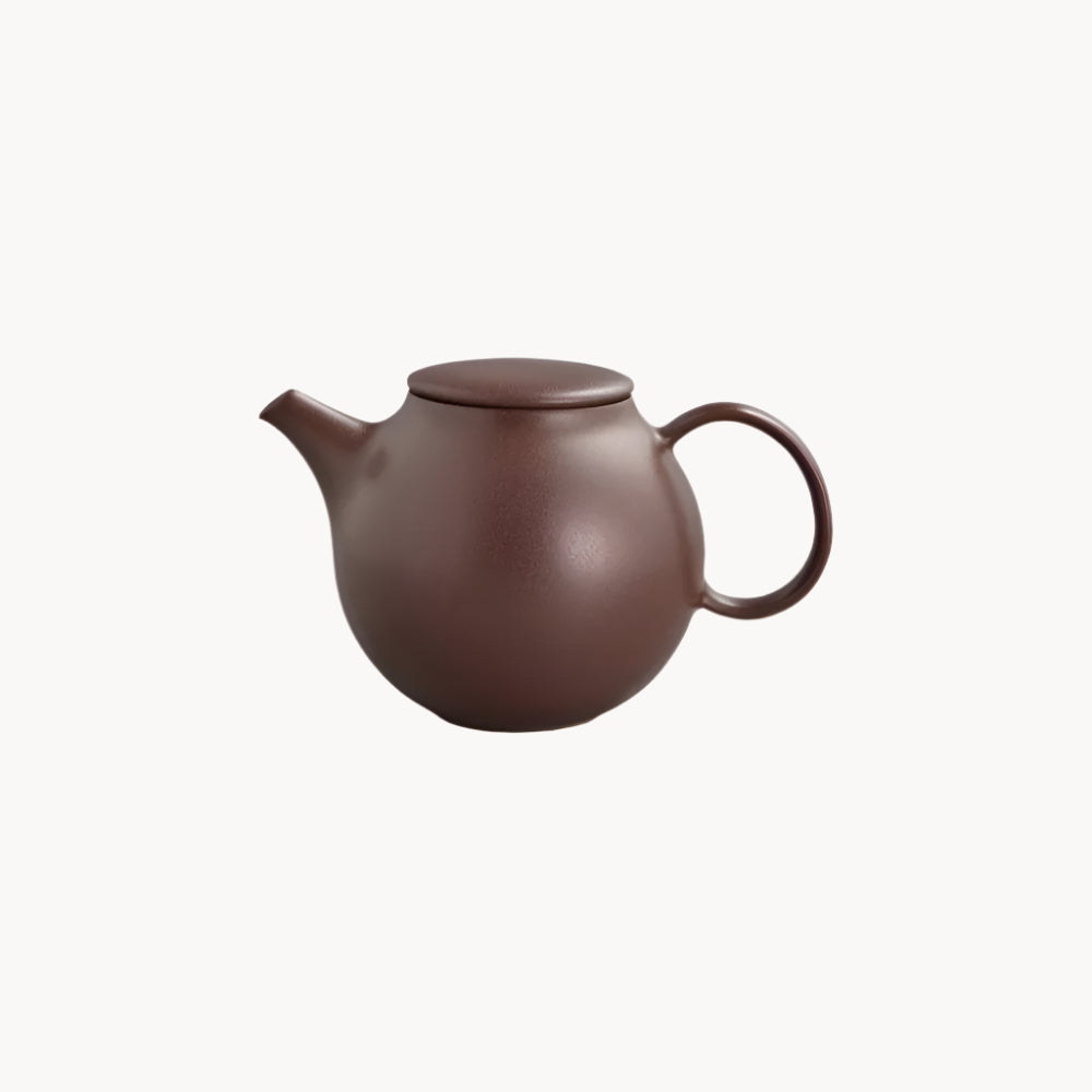 Photo of PEBBLE teapot 500ml / 18oz ( brown ) [ KINTO USA ] [ ]