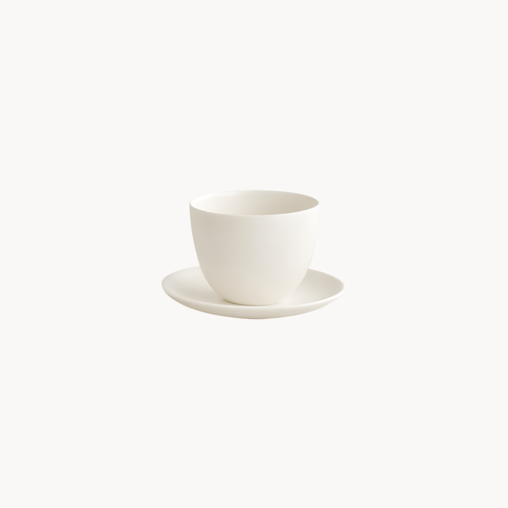 Photo of PEBBLE Cup & Saucer 180ml ( White ) [ KINTO ] [ Tea Equipment ]