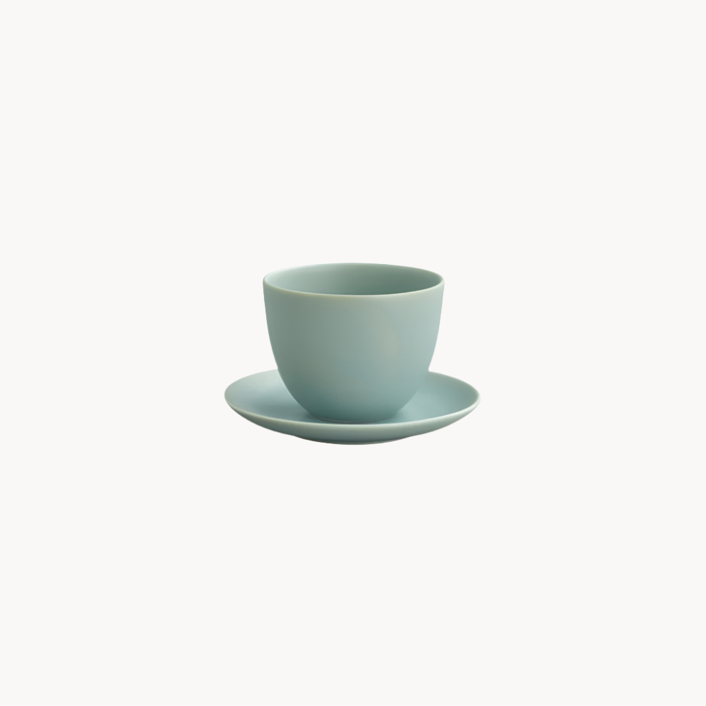 Photo of PEBBLE Cup & Saucer 180ml ( Moss Green ) [ KINTO ] [ Tea Equipment ]