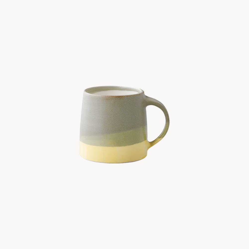 Photo of SCS SPECIALTY Mug (320ml/11.3oz) ( Moss Green x Yellow ) [ KINTO ] [ Coffee Cups ]