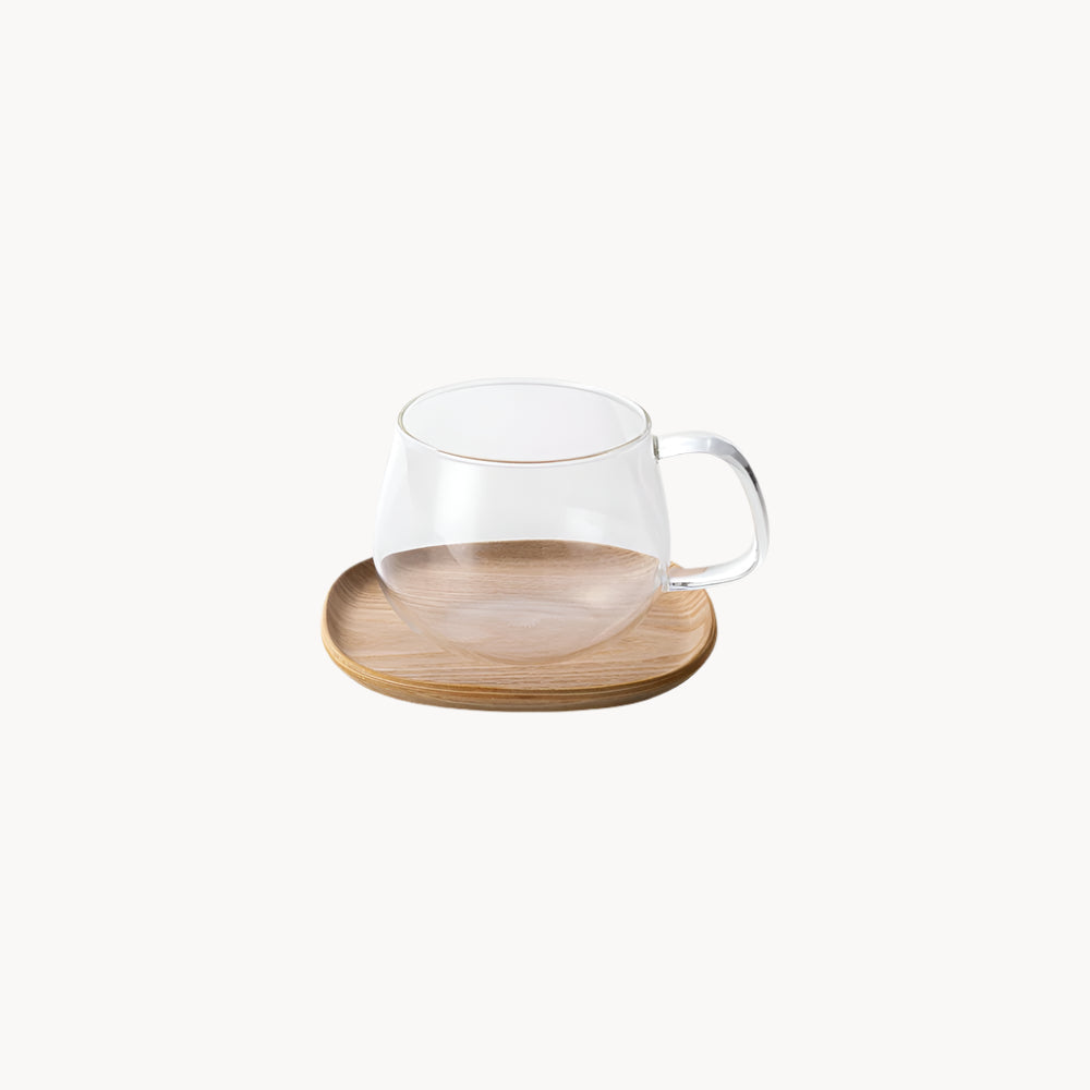 Photo of UNITEA Cup and Willow Saucer (125x125mm/5x5in) ( Willow ) [ KINTO ] [ Tea Glasses ]
