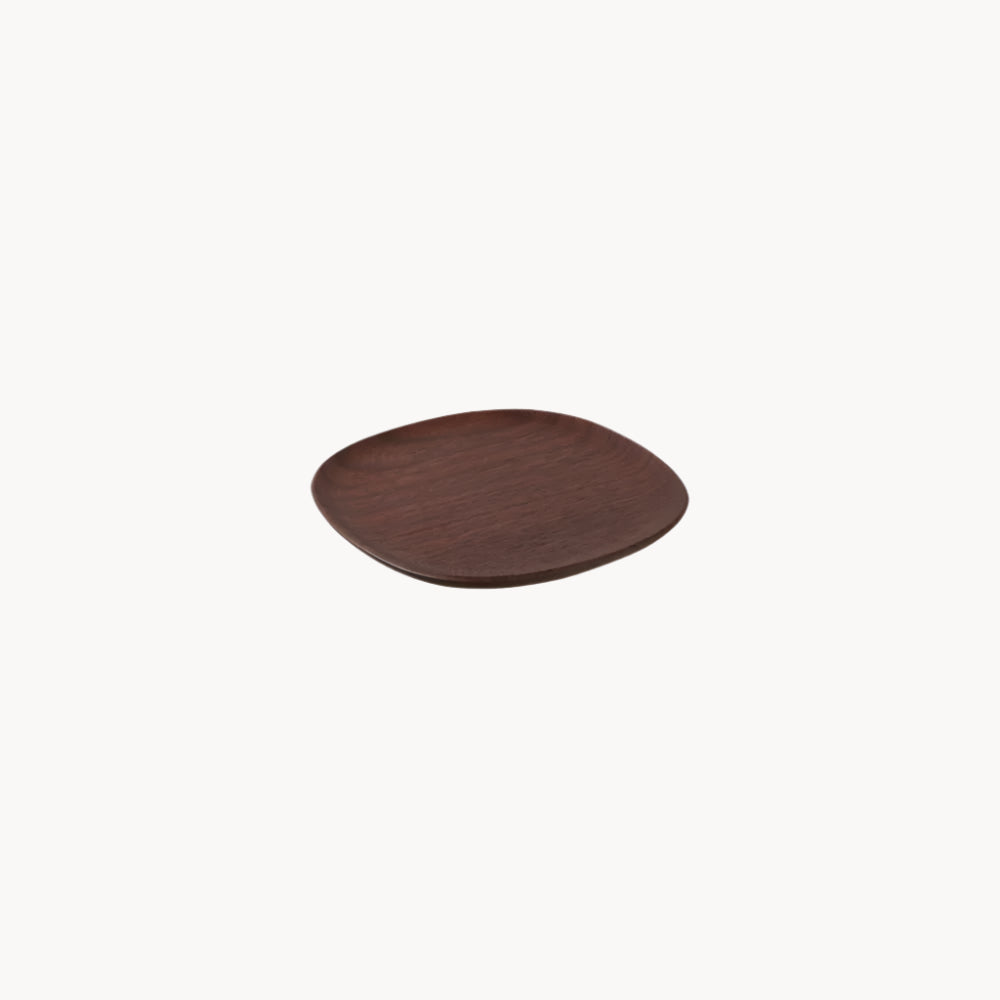 Photo of UNITEA coaster 115×115mm / 5x5in ( walnut ) [ KINTO USA ] [ ]