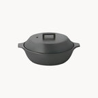 Photo of KAKOMI Ceramic Pot (1200ml/40.8oz) ( Black ) [ KINTO ] [ Kitchen ]