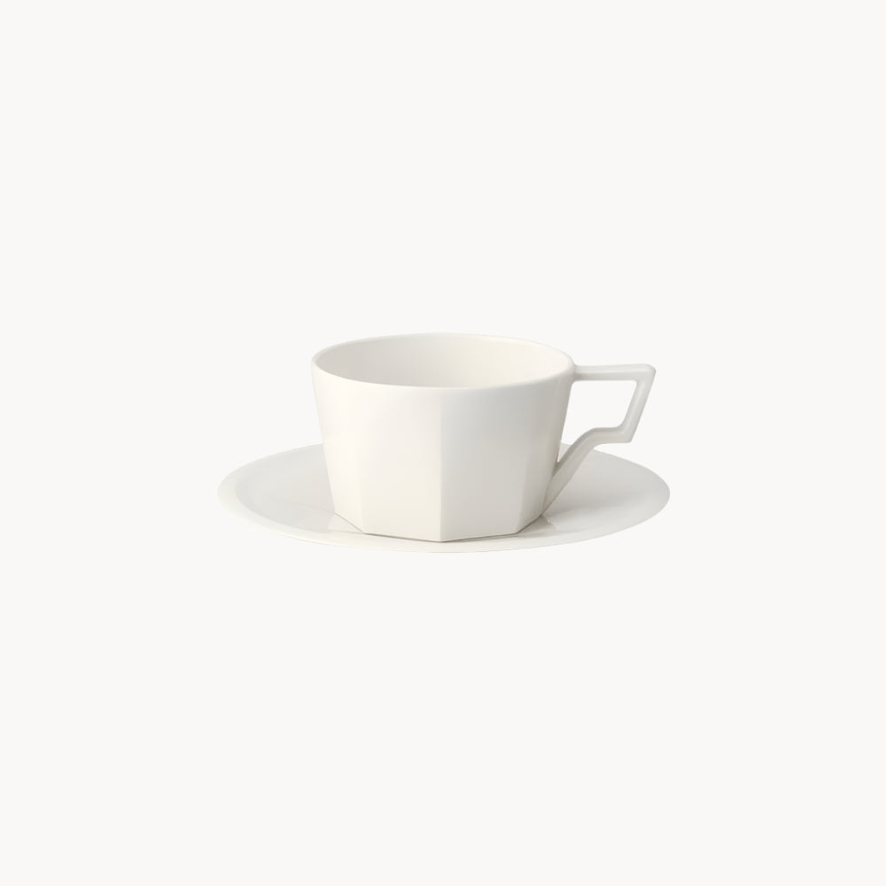Photo of OCT cup & saucer 220ml / 7oz ( white ) [ KINTO USA ] [ ]