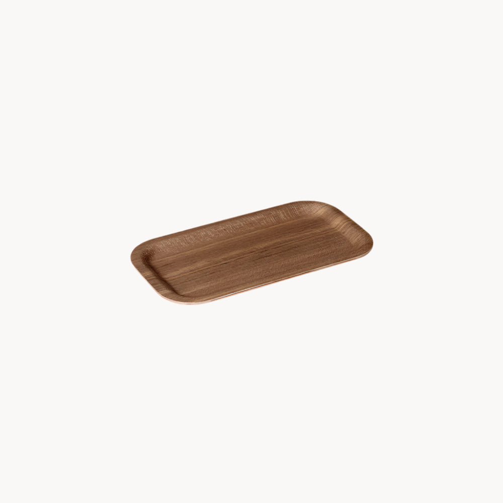 Photo of NONSLIP Tray (220x120mm/8.8x4.8in) ( Teak ) [ KINTO ] [ Serving Trays ]